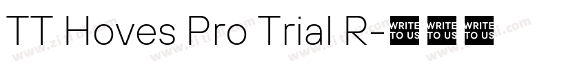 TT Hoves Pro Trial R字体转换